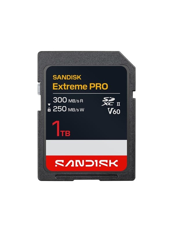 SANDISK Extreme PRO - flash memory card - 1 TB - SDXC UHS-II
