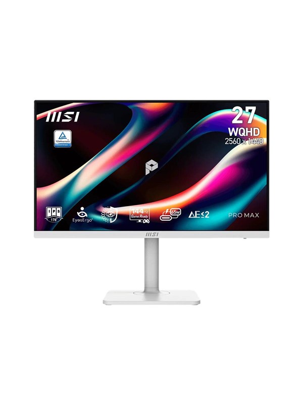 27" MSI PRO MAX 271QPHW E14 - 27" | 2560 x 1440 | 144 Hz | IPS