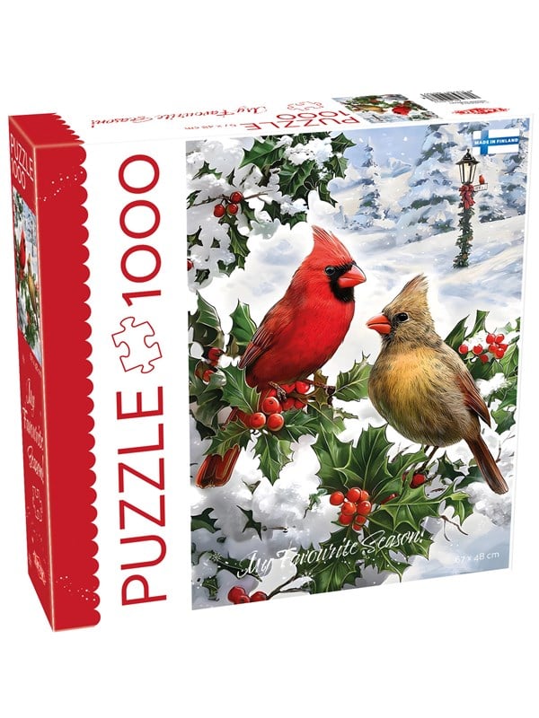 Tactic Puzzle Lovers Birds on Branch 1000 pcs puzzle