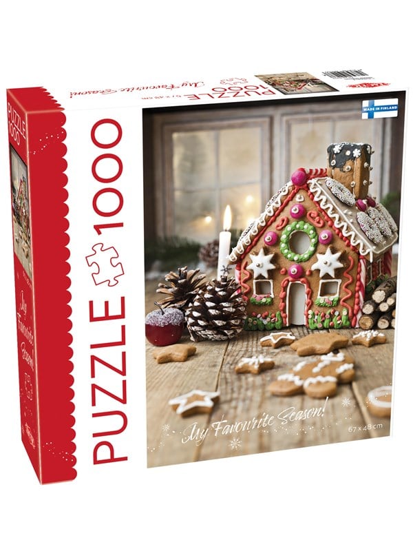 Tactic 1000 pcs puzzle: Gingerbread House