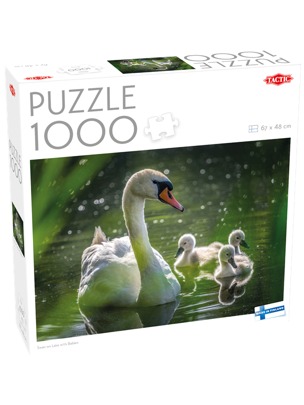 Tactic Puzzle Lovers Swan on Lake with Babies 1000 pcs puzzle