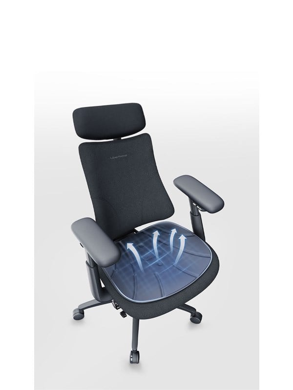 LiberNovo Cooling Seat Pad - Midnight Black
