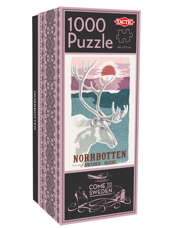 Tactic 1000 pcs Come to Sweden: Norrbotten billede
