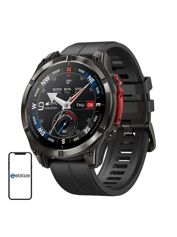 Zeblaze Stratos 4 Pro Smartwatch (Black)
