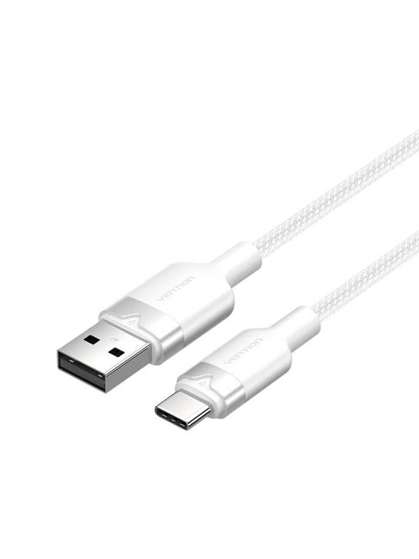 Vention USB 2.0 A to USB-C 3A cable CTNWH 2M (whit