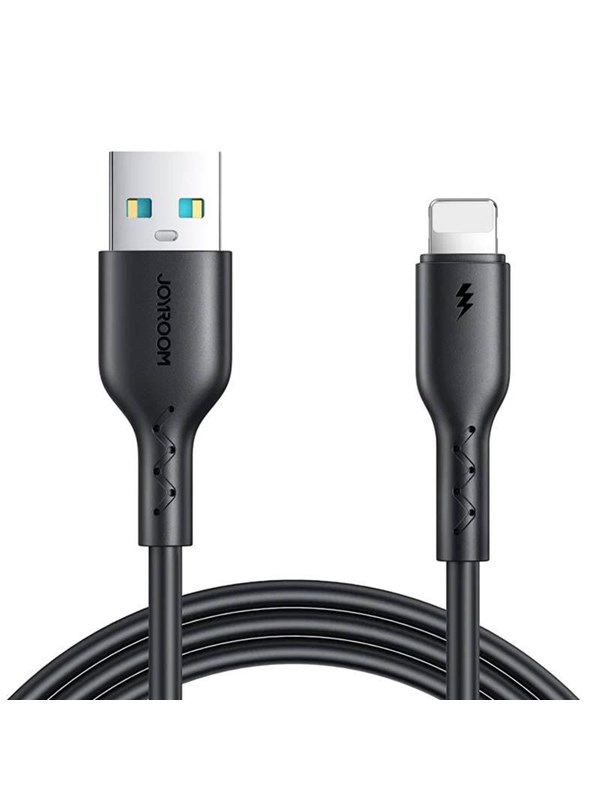 Joyroom Kabel Flash Charge USB til Lightning SA26-AL3/ 3A / 1m (sort)
