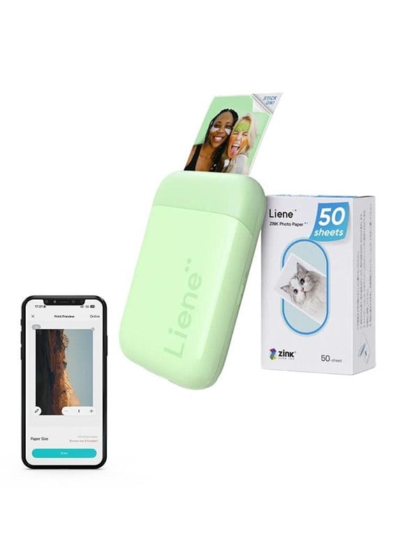 Liene Pearl 2x3" Portable Photo Printer (Green) billede