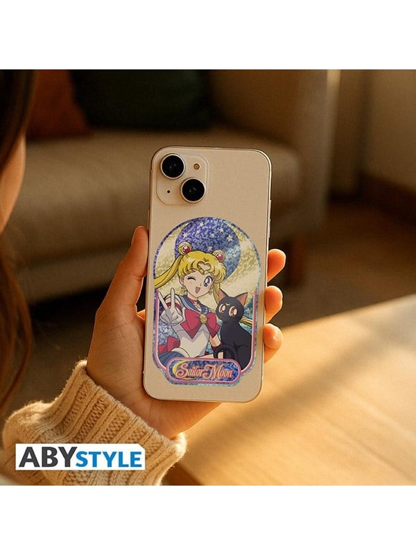 ABYstyle - Sailor Moon - Sailor Moon & Luna Sticker (Vinyl) - Klistre mærker