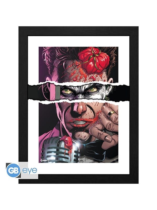ABYstyle - DC Comics - The Joker Framed Print (30.5 x 40.6cm) - Billede