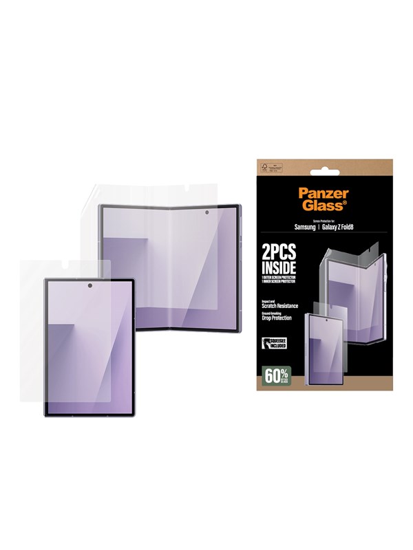 PanzerGlass Sub Screen Protector & Main Film Screen Protector Samsung Galaxy Z Fold8 | Classic Fit