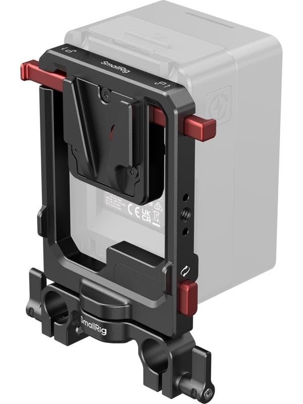 SmallRig 6273 Rotatable V-Mount Battery Plate with Dual V-Locks and 15mm Dual Rod Clamp SmallRig 6273 Rotatable V-Mount Battery Plate with Dual V-Locks and 15mm Dual Rod Clamp