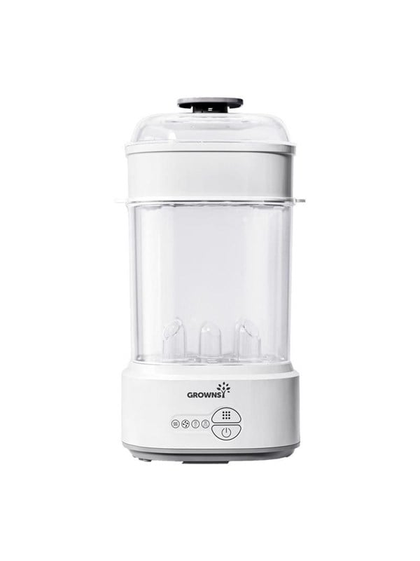 Grownsy flaskesterilisator med tørrefunktion (grå)