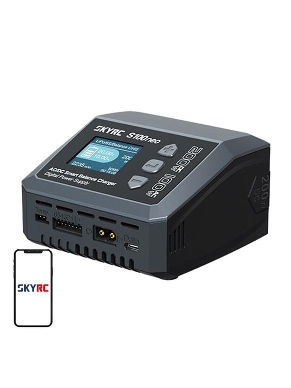 SkyRC S100neo AC/DC smartoplader billede