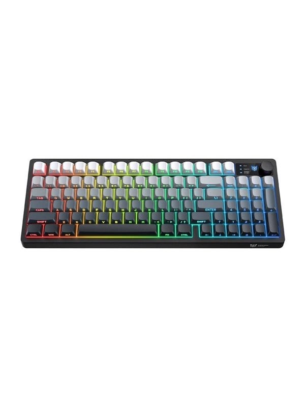 ONIKUMA Onikuma MT902 2.4G Gaming-tastatur (sort og hvid gradient) - Sort