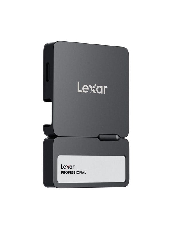 Lexar Professional Go Portable SSD with Hub, 2 TB, USB Type-C, 3.2 Gen 2 (3.1 Gen 2), 1050 MB/s, Sort