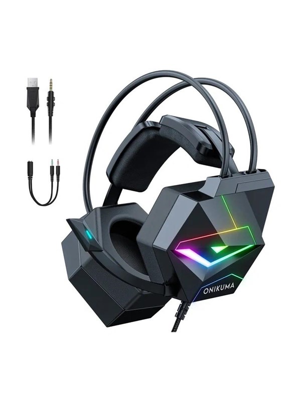 ONIKUMA X20 gaming-hovedtelefoner (Black)