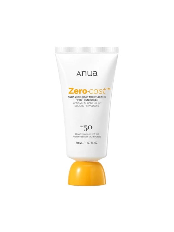 Anua Zero-Cast Moisturizing Finish Sunscreen SPF 50 50 ml