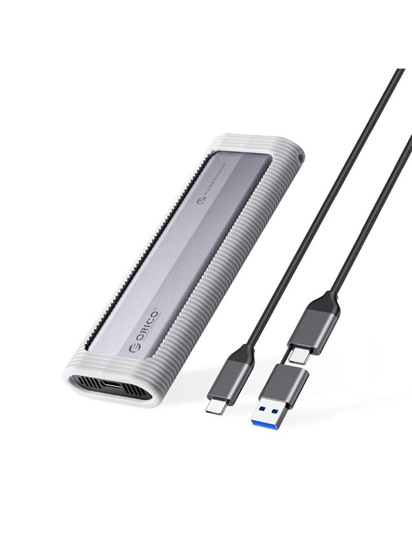 ORICO AXM2-G2-V1 M.2 NVME USB-C/USB-A to USB-C 10Gb/s Disk Drive - Gray