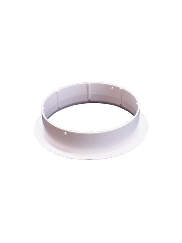 Duka rørstuds til S7 badventilator, Ø100 mm, hvid