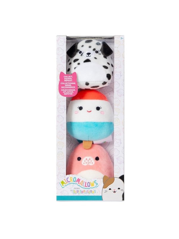 Squishmallows Micromallows - 3 (Pack) - 6.5 cm