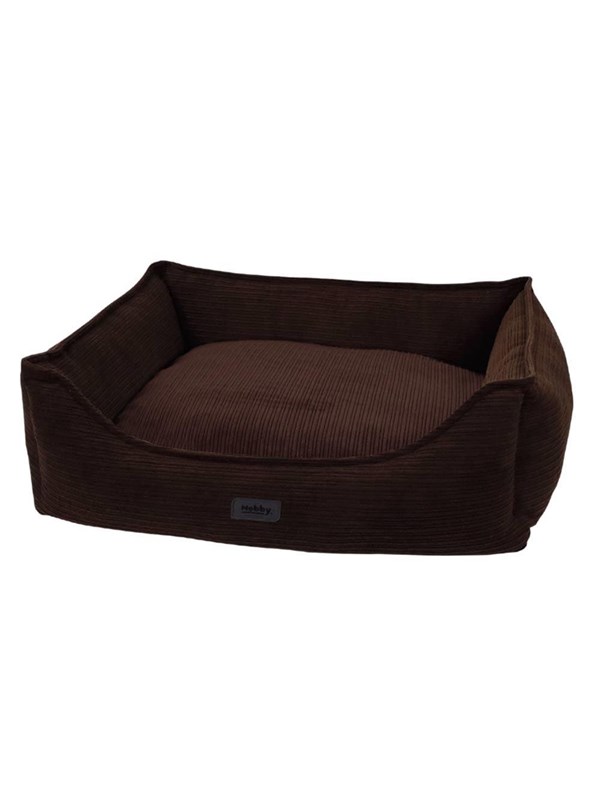 Comfort seng firkantet "KAMBA" brun - Brown - L x B x H: 75 x 60 x 23 cm