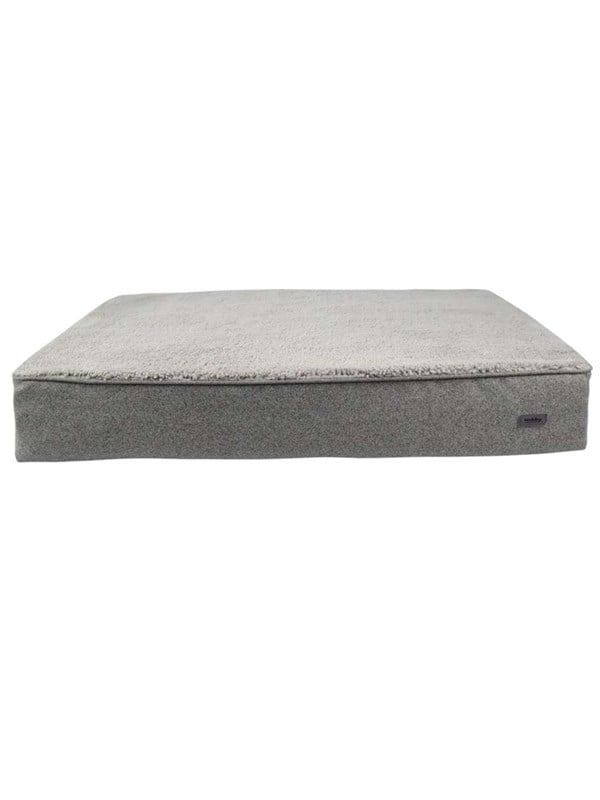 Ortopædisk comfort madras "CALBU" 100x65x16 cm - Grey - L x B x H: 120 x 80 x 16 cm