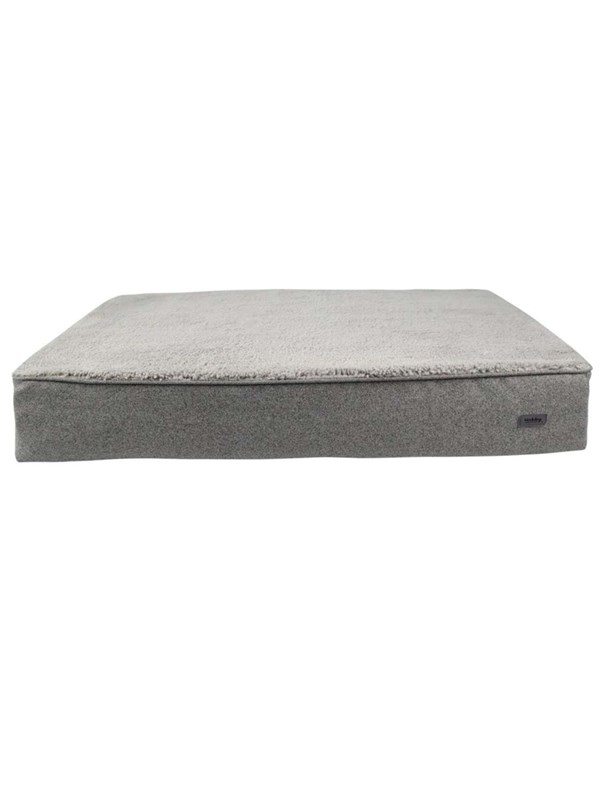 Ortopædisk comfort madras "CALBU" 100x65x16 cm - Grey - L x B x H: 100 x 65 x 16 cm