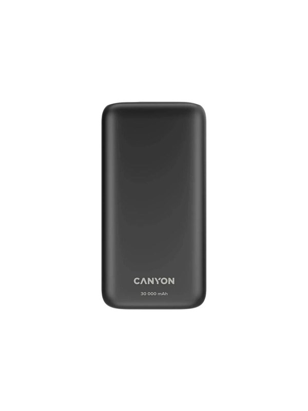 Canyon PB-301 30000 mAh Powerbank PD 20W, Sort - 30 Wh
