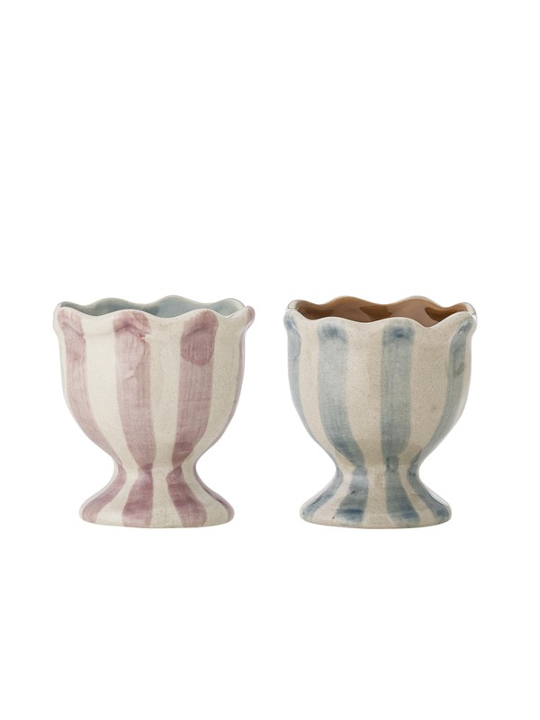 Bloomingville - Willa Æggebæger, Multifarvet, Stentøj, D5xH5 cm, Set of 2