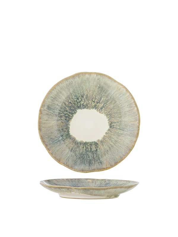 Bloomingville - Imogen Tallerken, Multifarvet, Stentøj, D16,5xH2,5 cm