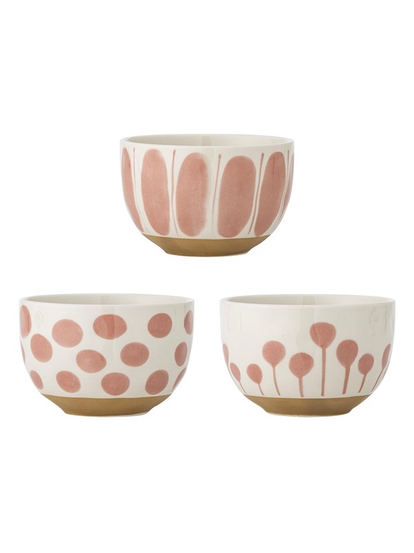 Bloomingville Linora skål 58 cl 3 dele Rose