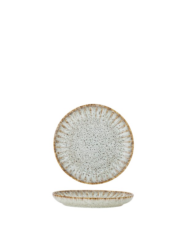 Bloomingville - Fleur Tallerken, B17xH2,5 cm, natur
