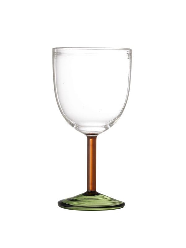 Bloomingville - Martine Vinglas, Multifarvet, Glas, D9xH17 cm