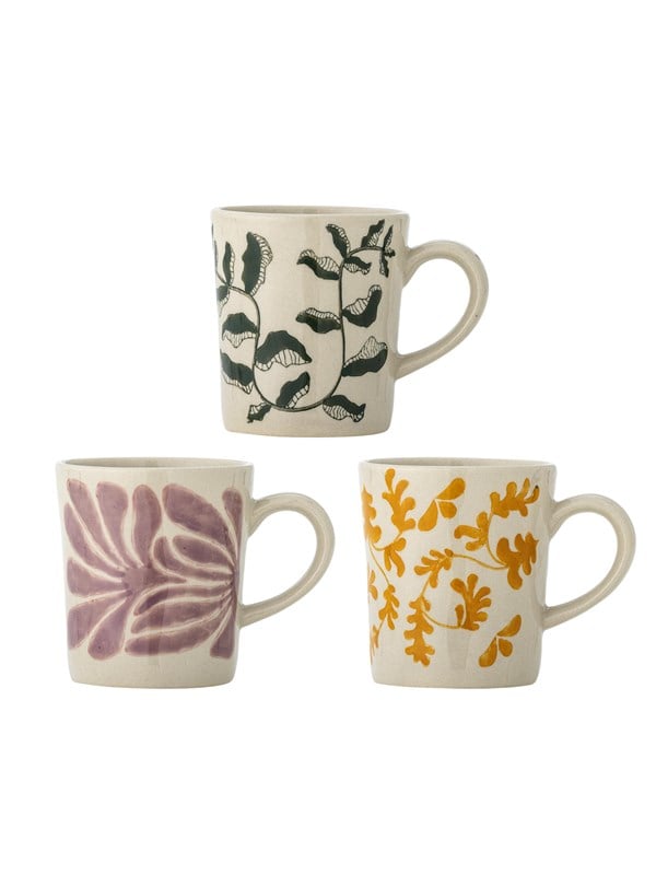 Bloomingville Fauni kop Multi, 3 dele