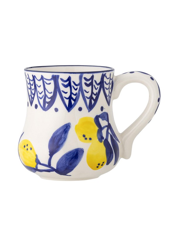 Bloomingville - Maxima Krus, Blå, Stentøj, D9,5xH11,5 cm