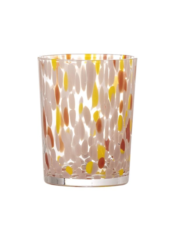Bloomingville - Lilya Drikkeglas, Rosa, Glas - Ø8 Ã H10,5 cm