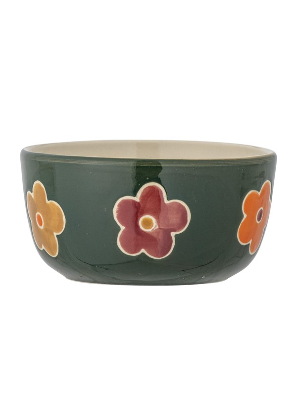 Bloomingville - Addy Skål, Multifarvet, Stentøj, D12xH6 cm