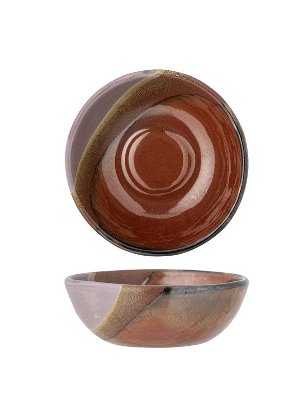 Bloomingville - Paula Skål, Lilla, Stentøj, D16xH6 cm