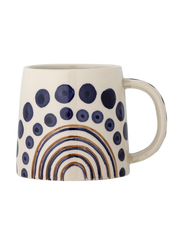 Bloomingville - Shama Krus, Multifarvet, Stentøj, D14,5xH11 cm