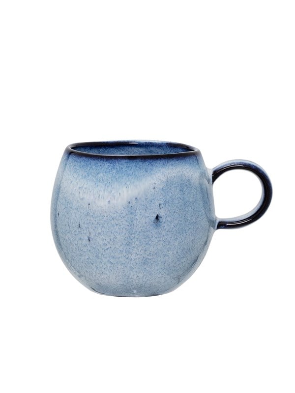 Bloomingville - Sandrine Kop, Blå, Stentøj, D8,5xH8 cm
