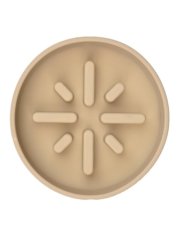 51 Degrees North 51 - Sili Bowl - Slow Feeder Bowl - Sand - 1400ml billede