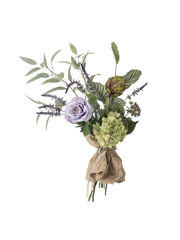 Bloomingville - Whisper Kunstig Blomster Buket - Lilla - H 80 Cm