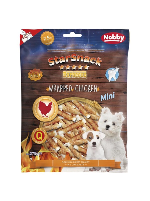 StarSnack BBQ Mini Wrapped Chicken 375 g billede