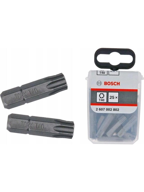 Bosch 2 607 002 502 EXH T40 x 25 mm screwdriver bit 25 pcs