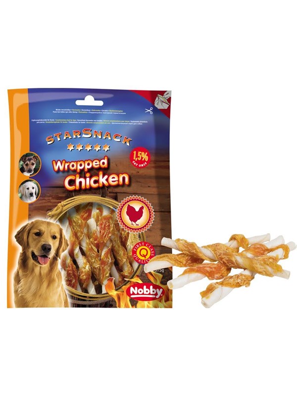 StarSnack BBQ Wrapped kylling 375 g