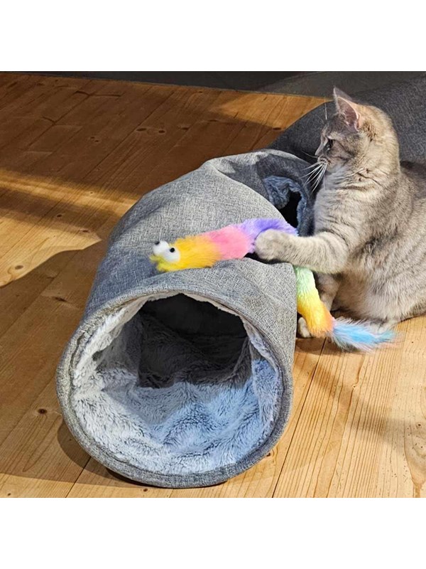 Nobby Kattetunnel i plys - GAURI