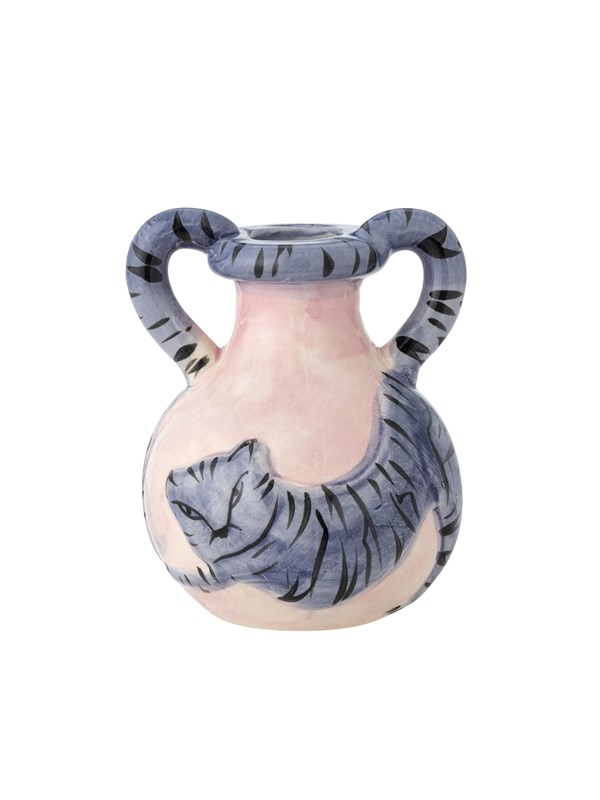 Bloomingville - Ryker Lysestage, Multifarvet, Stentøj, L8xH10xW8 cm