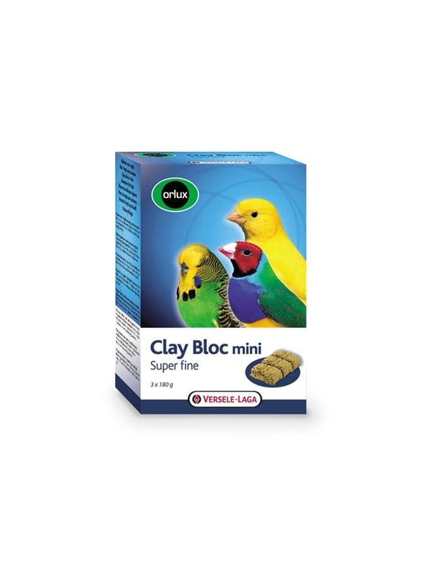 Orlux clay bloc mini super fine 3 x 180 g billede