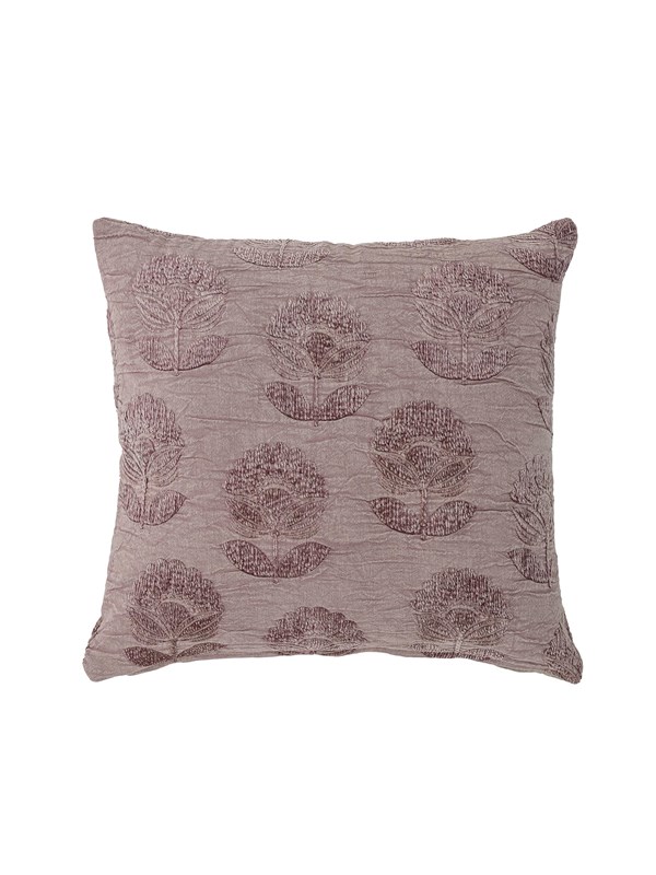 BLOOMINGVILLE Sofia Pude, Lilla, Bomuld W: 50cm, L: 50cm