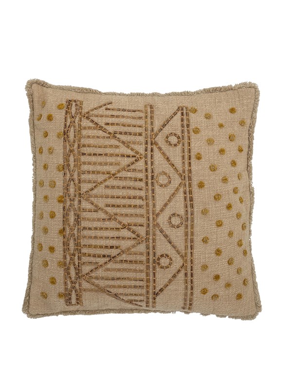 Bloomingville - Taranto Pude, Natur, Bomuld - L45 Ã B45 cm